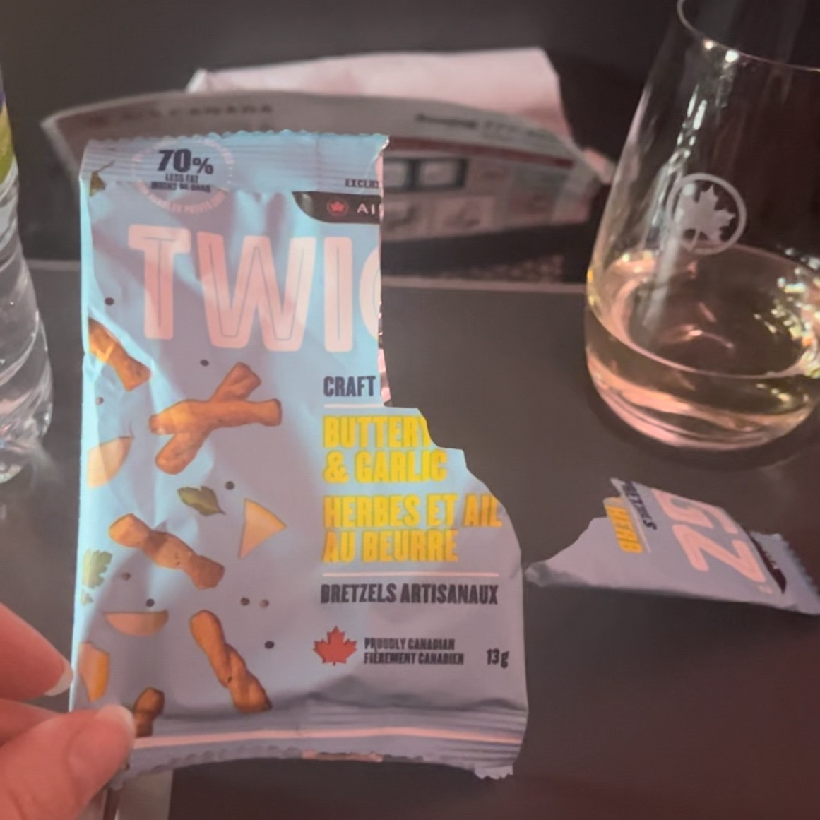 Everything I ate on my flight to London: vegetarian edition