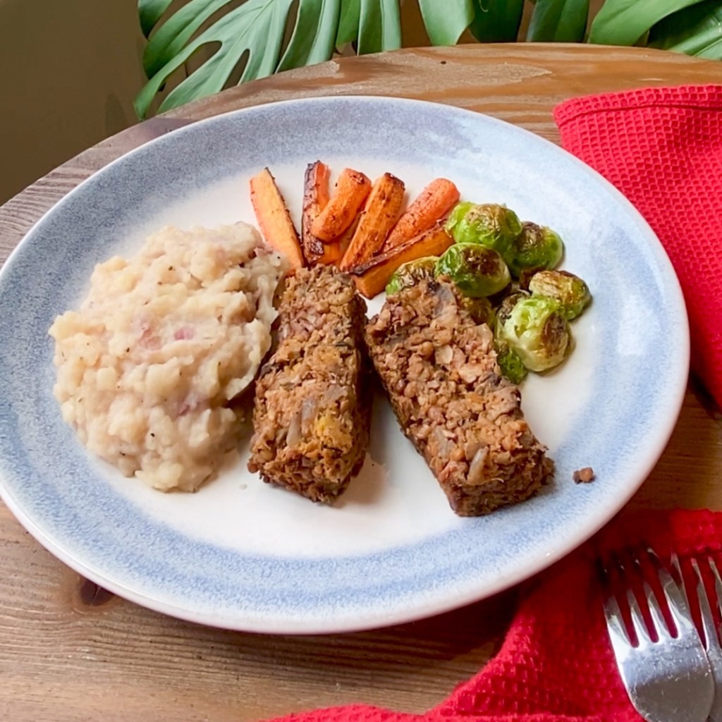 Mushroom, Squash and Lentil Nut Roast
