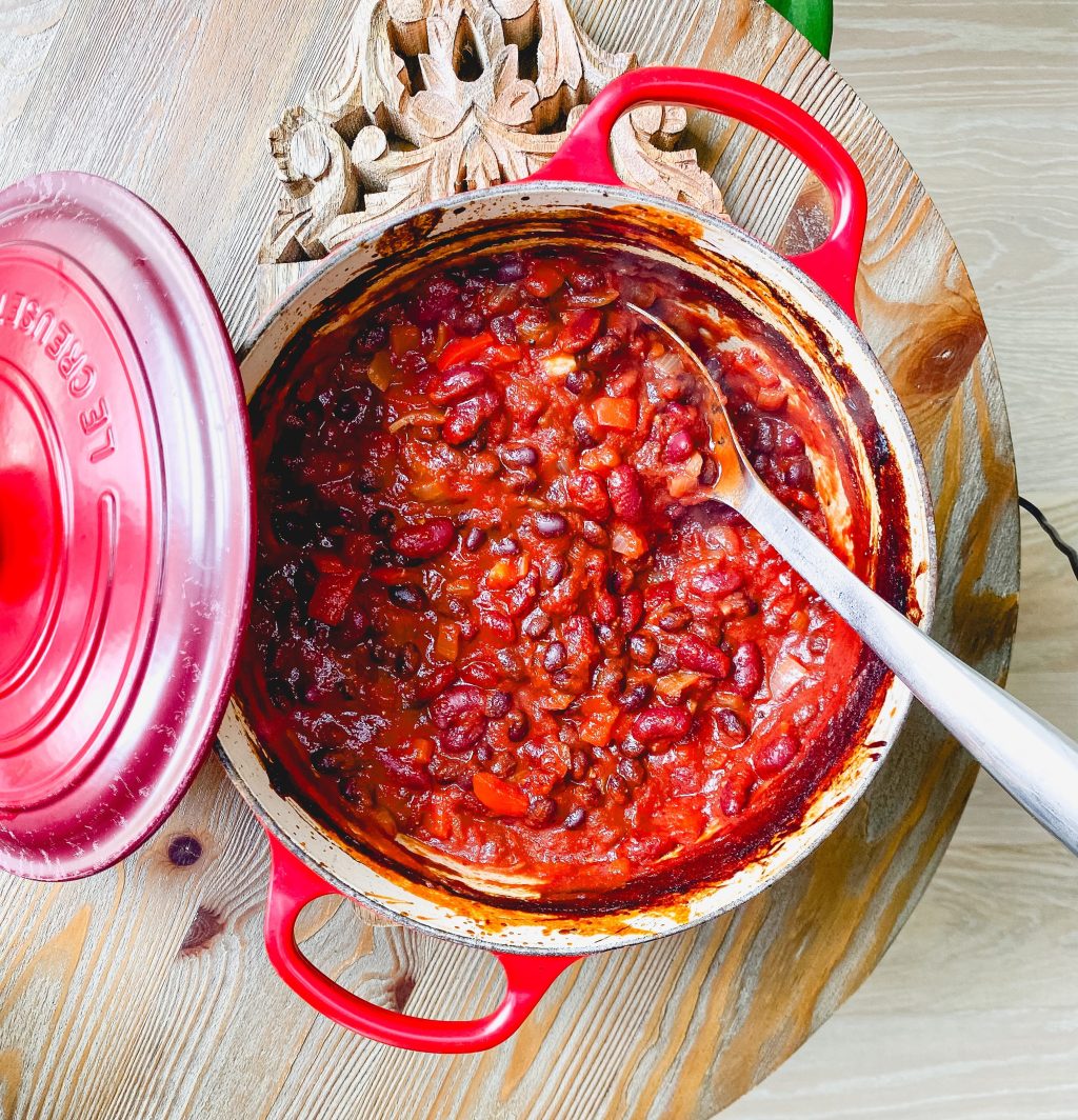 Harissa Baked Beans