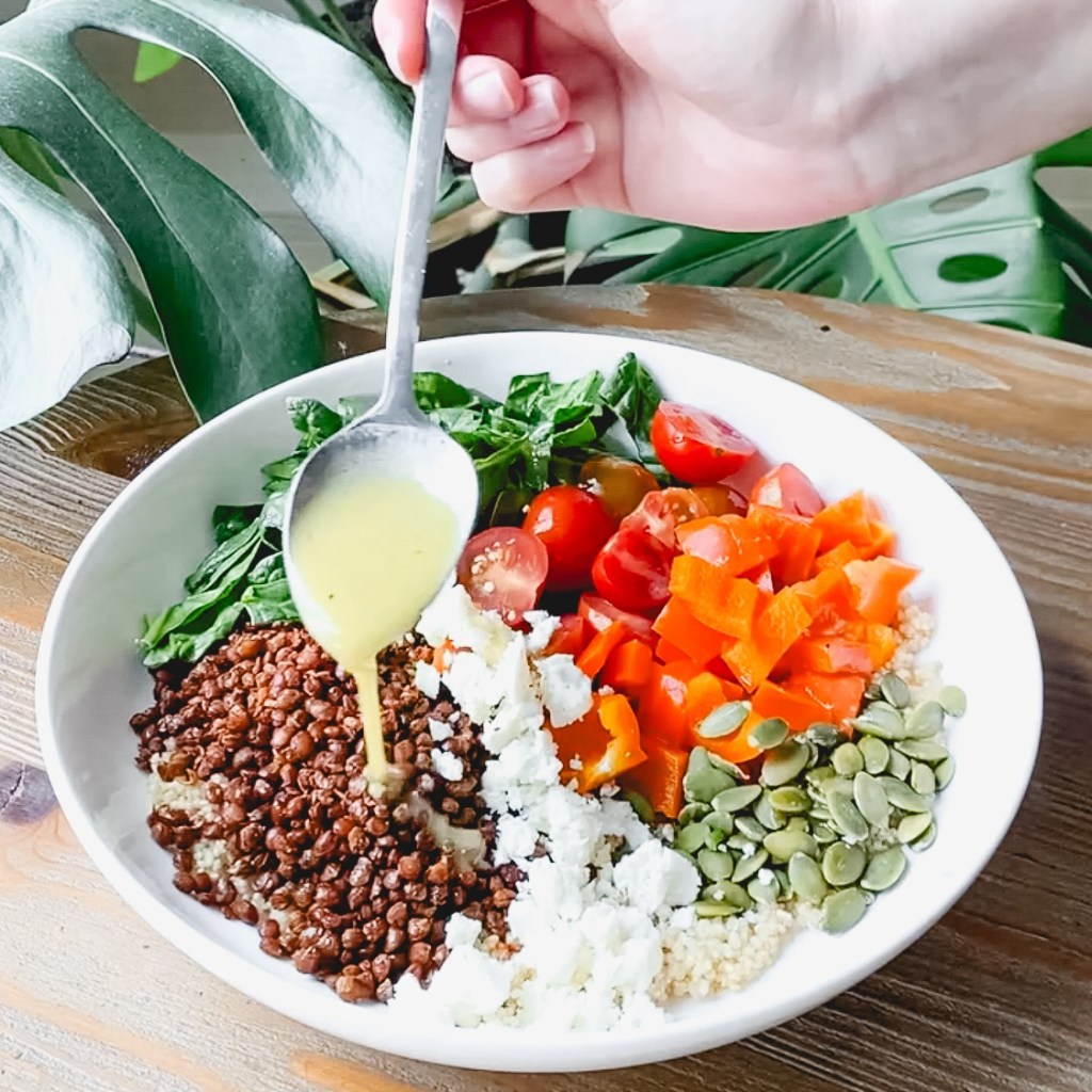 Crispy Lentil Bowl