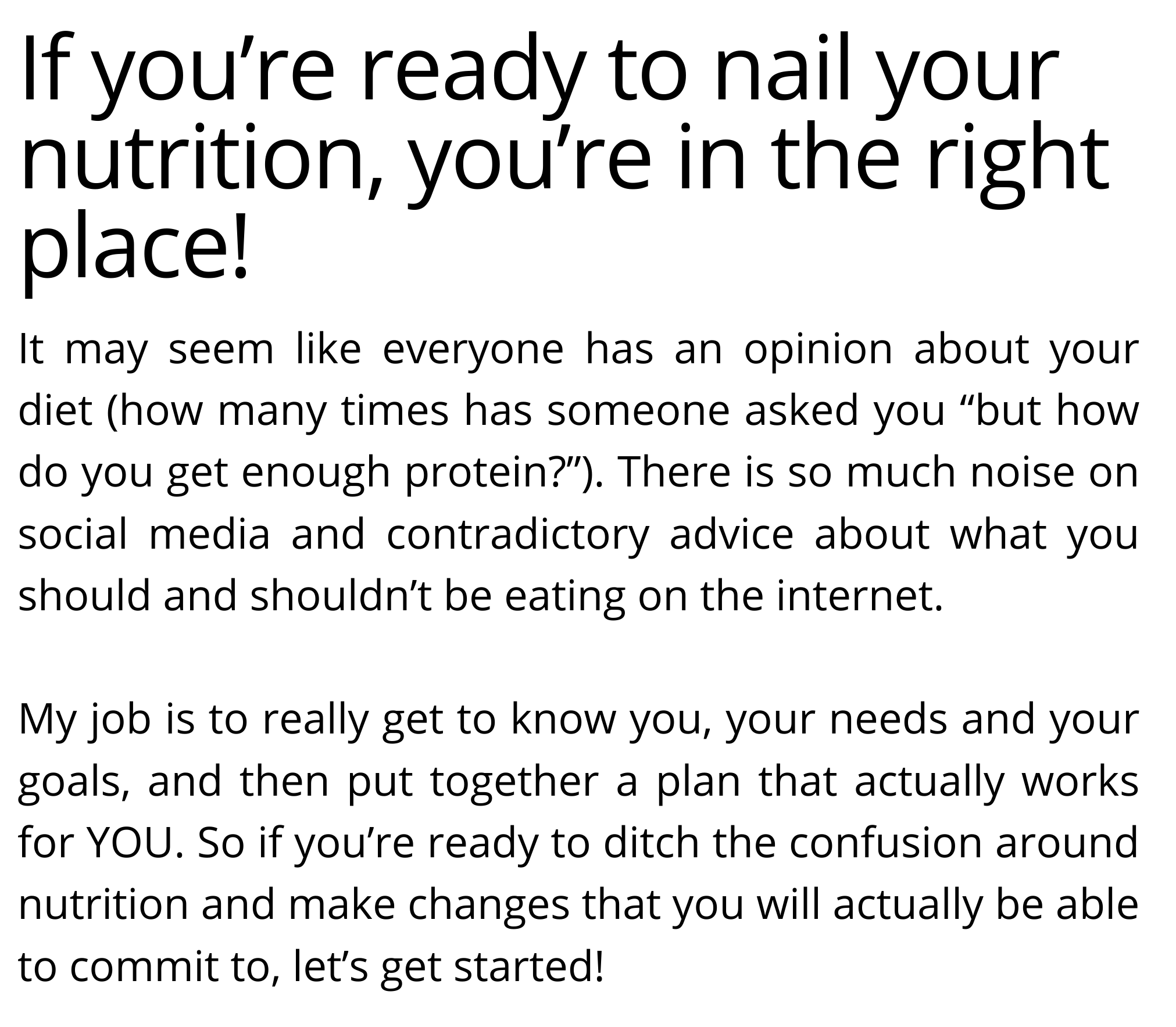 Work with me, Hannah Bristow Nutrition, nutritionist for vegetarians, nutritionist for vegans