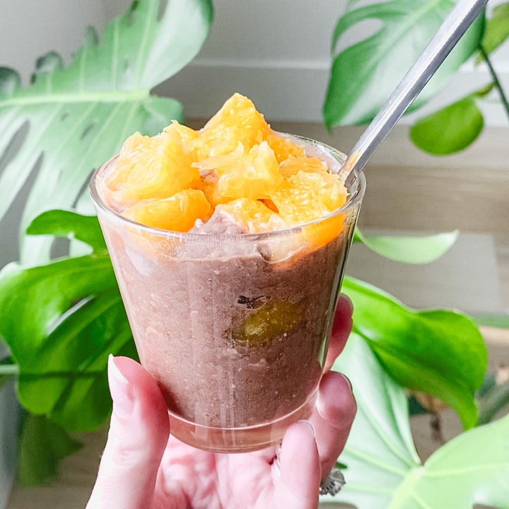 Chocolate orange chia pudding